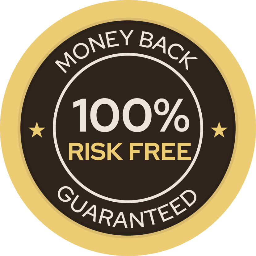 100% Money Back Guarantee